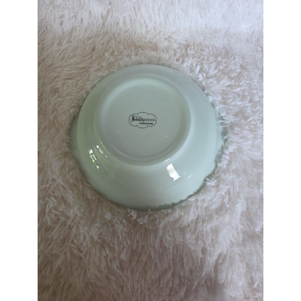 Mist  Nobility Permaware  Covered Vegetable  LID  1950s MCM Atomic Daisies - Picture 4 of 9